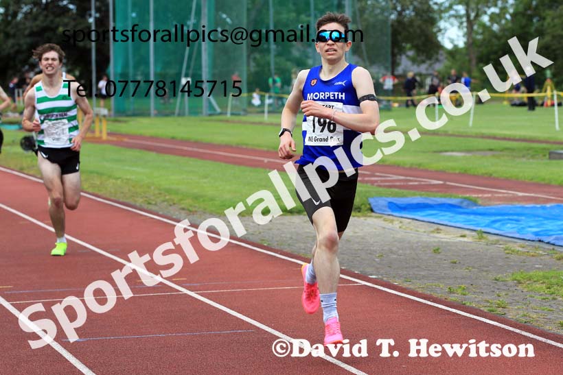 3000 metres, 2023 NEGP 4 Monkton, Wed., July 12th.  Photo: David T. Hewitson/Sports for All Pics